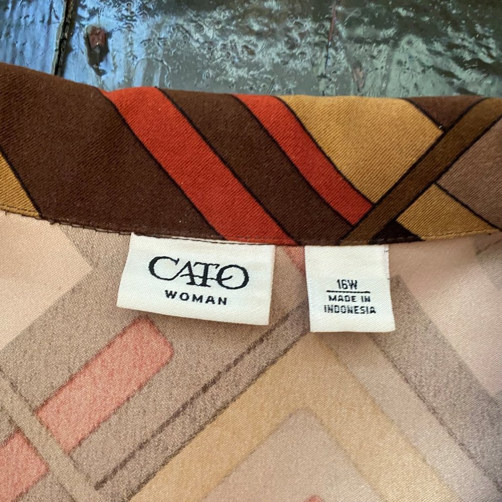 vintage abstract cato blazer - Picture 4 of 4